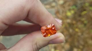 Stunning Fiery Orange Spessartine Garnet Gemstone from KGC