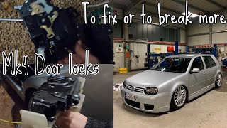 Replacing mk4 R32 Rear Door Lock (kind of)