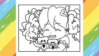 Poppy Playtime Coloring Pages / Huggy Wuggy /  Kissy Missy / Coopex - Over The Sun  [NCS Release]