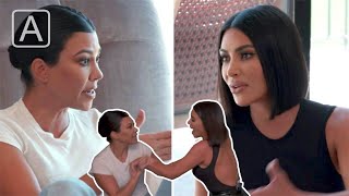 Kardashian-fighten: Her går hun til angrep på søsteren
