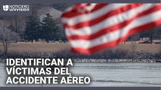 Se conoce la identidad de algunas de las víctimas mortales del accidente aéreo en Washington DC