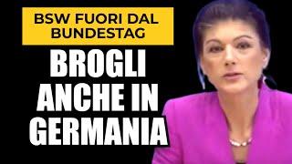 GERMANIA: SAHRA WAGENKNECHT (BSW) FUORI DAL PARLAMENTO