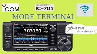 IC-705 MODE TERMINAL pour trafic #DSTAR, #radioamateur #hamradio #F8DSN