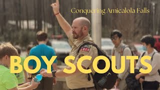 Boy Scouts Adventure: Conquering Amicalola Falls. Georgia's 7th Natural Wonder.