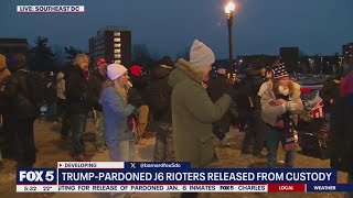 Trump supporters gather at DC jail as J6 defendants get released