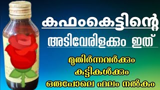 ഇതൊരു മൂടി കുടിച്ചാൽ മതി. എത്ര കാലപ്പഴക്കമുള്ള കഫംകെട്ടും വേരോടെ ഇല്ലാതാവും 👍