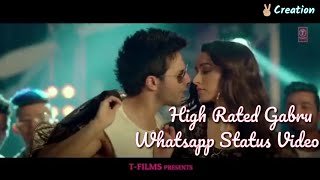 Nawabzade High Rated Gabru WhatsApp Status Video | Varun Dhawan | Shraddha Kapoor | Nawabzaade Songs