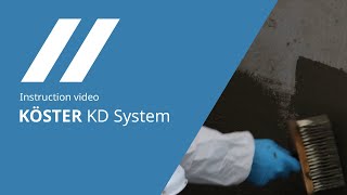 KÖSTER KD System - Quick system for basement waterproofing