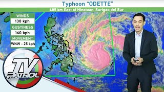Isa nang Typhoon ang Severe Tropical Storm 'Odette' | TV Patrol