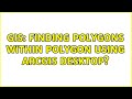 GIS: Finding polygons within polygon using ArcGIS Desktop? (2 Solutions!!)