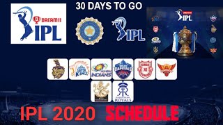 IPL 2020 - BCCI Handover IPL New Schedule To All IPL Teams