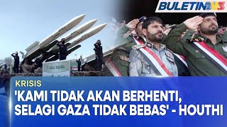 KRISIS  |  Houthi Serang Kapal Pemusnah, Tiga Kapal Bekalan Tentera AS