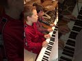 Brothers playing Imagine Dragons, 'Natural' on piano.
