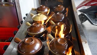 The best claypot rice, a street of claypot rice, a disaster for those who choose difficult!