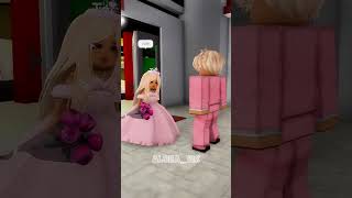 😭 crying in my prom dress || Roblox love story edit #roblox #shorts