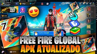 SAIU! FREE FIRE GLOBAL ATUALIZADO AMAZOM BAIXAR AGORA MESMO!!