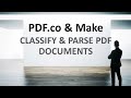 Classify and Parse PDF Documents using PDF.co and Make