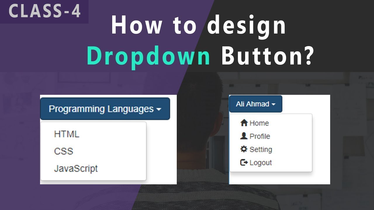 Create Drop Down Buttons In Bootstrap - Bootstrap Tutorials For ...