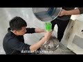 How to add tail glue for toilet paper rewinding machine