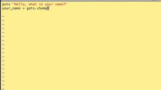 Your First Ruby Program