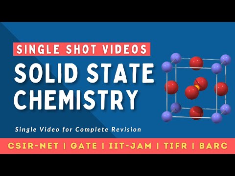 Solid State Chemistry | Single Take Videos | All about chemistry | CSIRNET | DOOR | IIT jam