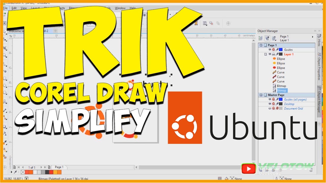 Membuat Logo Mudah Dengan Trik Simplify - Corel Draw - YouTube