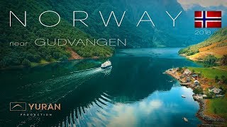 NORWAY near Gudvangen 2018. Short film from drone DJI Mavic Pro.