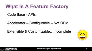Building A Feature Factory Daniel Tomes Databricks
