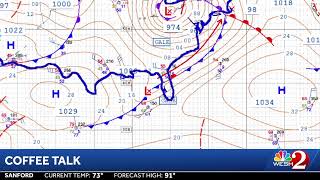 COFFEE TALK: Rain coverage doubles, as we track a very tropical pattern! Let's chat!