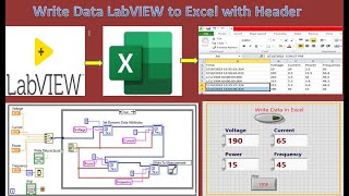 How to write data from LabVIEW to excel file