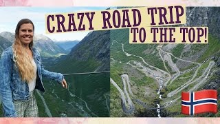 CRAZY ROAD TRIP TO THE TOP OF ALESUND ÅNDALSNES! - NORWAY TRIP DAY FOUR - Ismay Shannon
