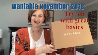 Wantable November Box with Try-On /  Good basics to fit every style