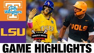 #1 Tennessee vs LSU Highlights | SEC Baseball Championships | 2024 College Baseb