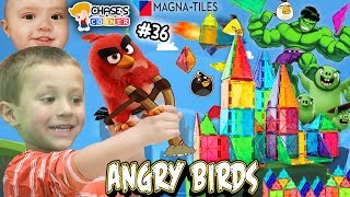 Chase's Corner: Magna Tiles with Angry Birds & Hulk (#36) | DOH MUCH FUN