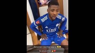 Players Tell Iheanacho To Cut Soap For Them 😄 #shorts