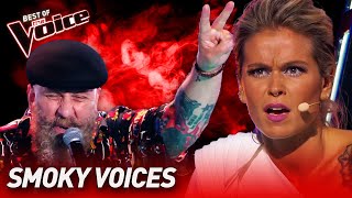 Raspy Voices Blind Auditions on The Voice | Top 10