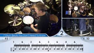 7 Drum Beats You Don't Need To Know - Drum Lesson (DRUMEO)