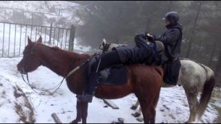 Crazy? Locos?  HORSE TRAIL RIDING. BASQUE COUNTRY. EUSKADI