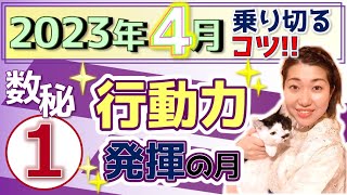 【数秘①の方へ】2023年4月運勢「自分を信じて突き進む」