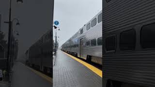 402 departs Deerfield on 2140 in pouring rain