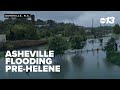 Asheville's River Arts District begins to flood before Hurricane Helene hits