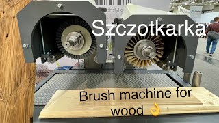 Szczotkarka dwugłowicowa | Double-head brush machine for WOOD