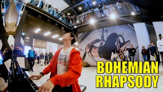 Massive Cheers When I Play Queen Bohemian Rhapsody on Shopping Mall Piano | Cole Lam