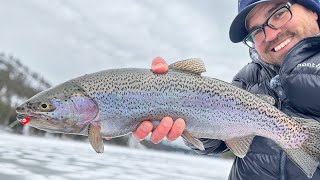 Ice Fishing Trout at Washington's Most Reliable Ice Fishery