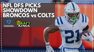 NFL DFS Picks for Thursday Night Showdown Colts vs Broncos: FanDuel & DraftKings Lineup Advice