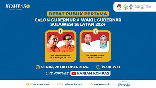 Debat Publik Calon Gubernur dan Wakil Gubernur Sulawesi Selatan 2024