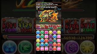 #パズドラ　レムゥの相方探し　裏・極限の闘技場【ノーコン】裏列界の化身　赤おでん×レムゥ