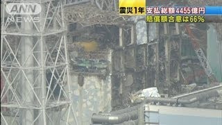 【原発】東電の支払い総額は4455億円も合意は66％（12/03/12）