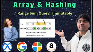 LeetCode 303 | Range Sum Query Immutable | Python Prefix Sum Array | AlgoYogi
