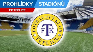 Prohlídka stadionu FK Teplice s Edou Poustkou